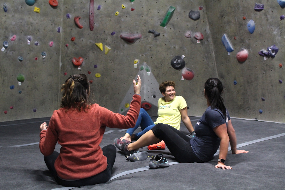 women's boulder clinic // EVO Rock + Fitness Portland, ME