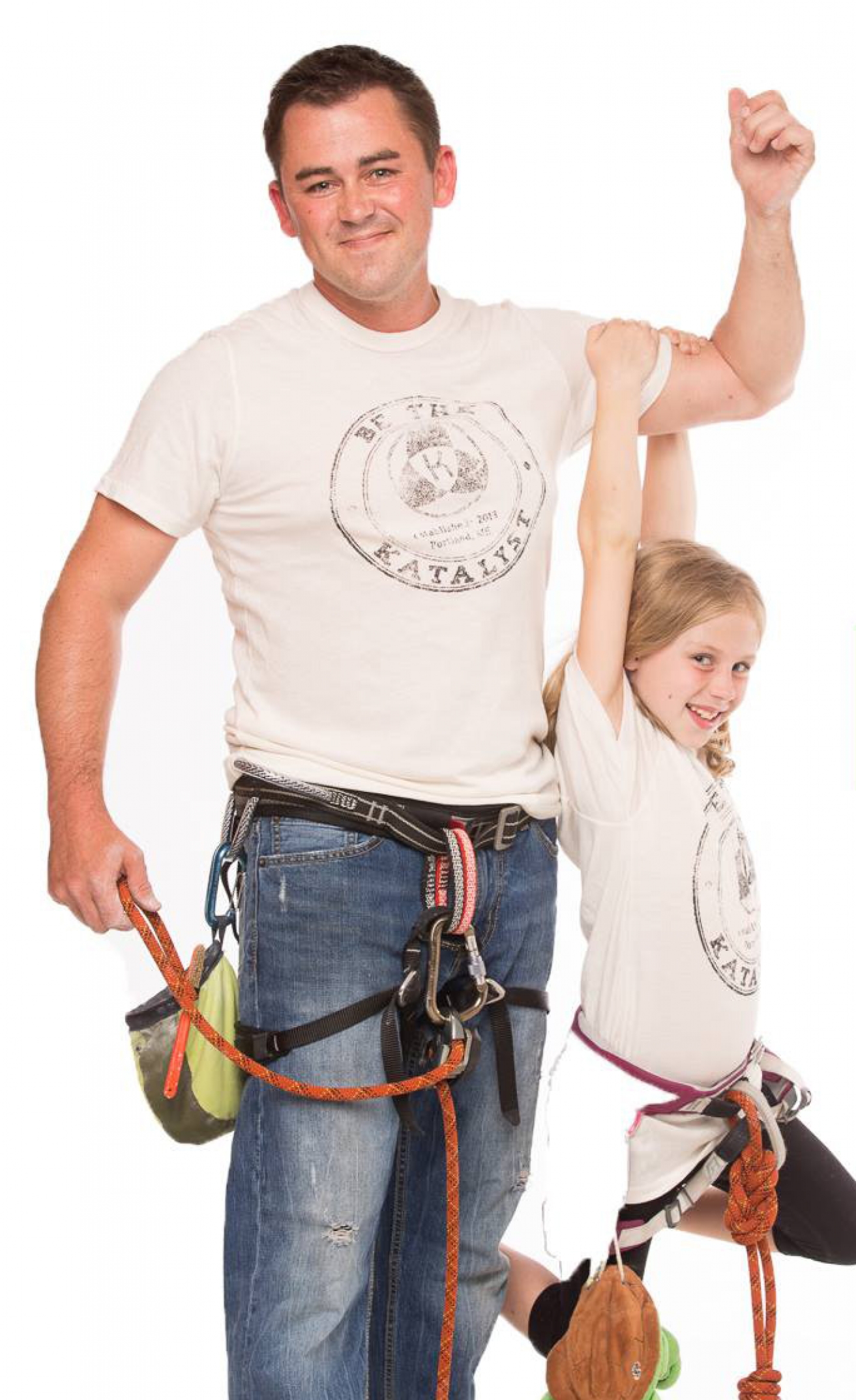 Addie and her dad Ryan. Addie and her dad Ryan.