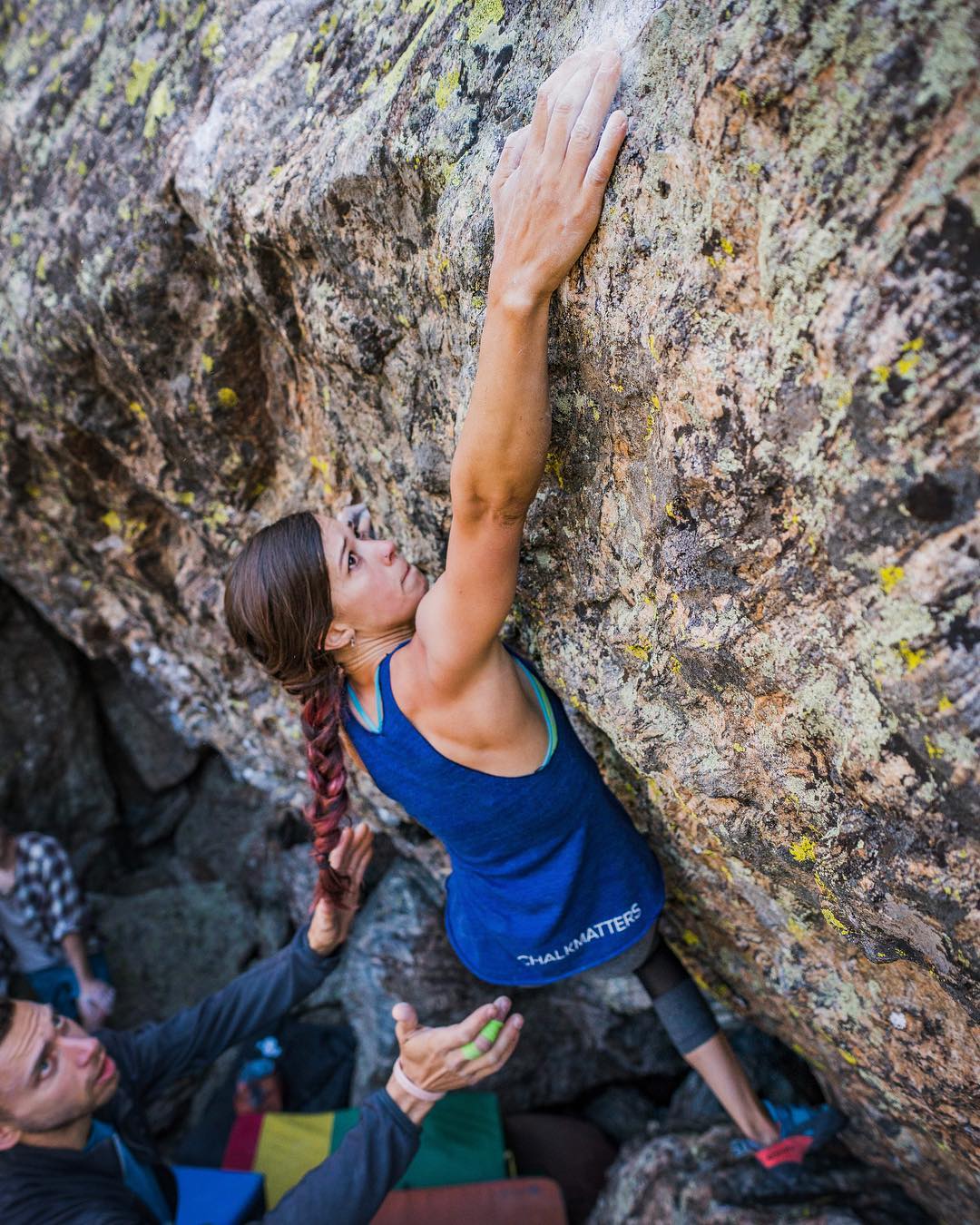 Alexandra Fox bouldering