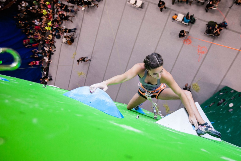 Brooke Raboutou Lead Climbing Competition